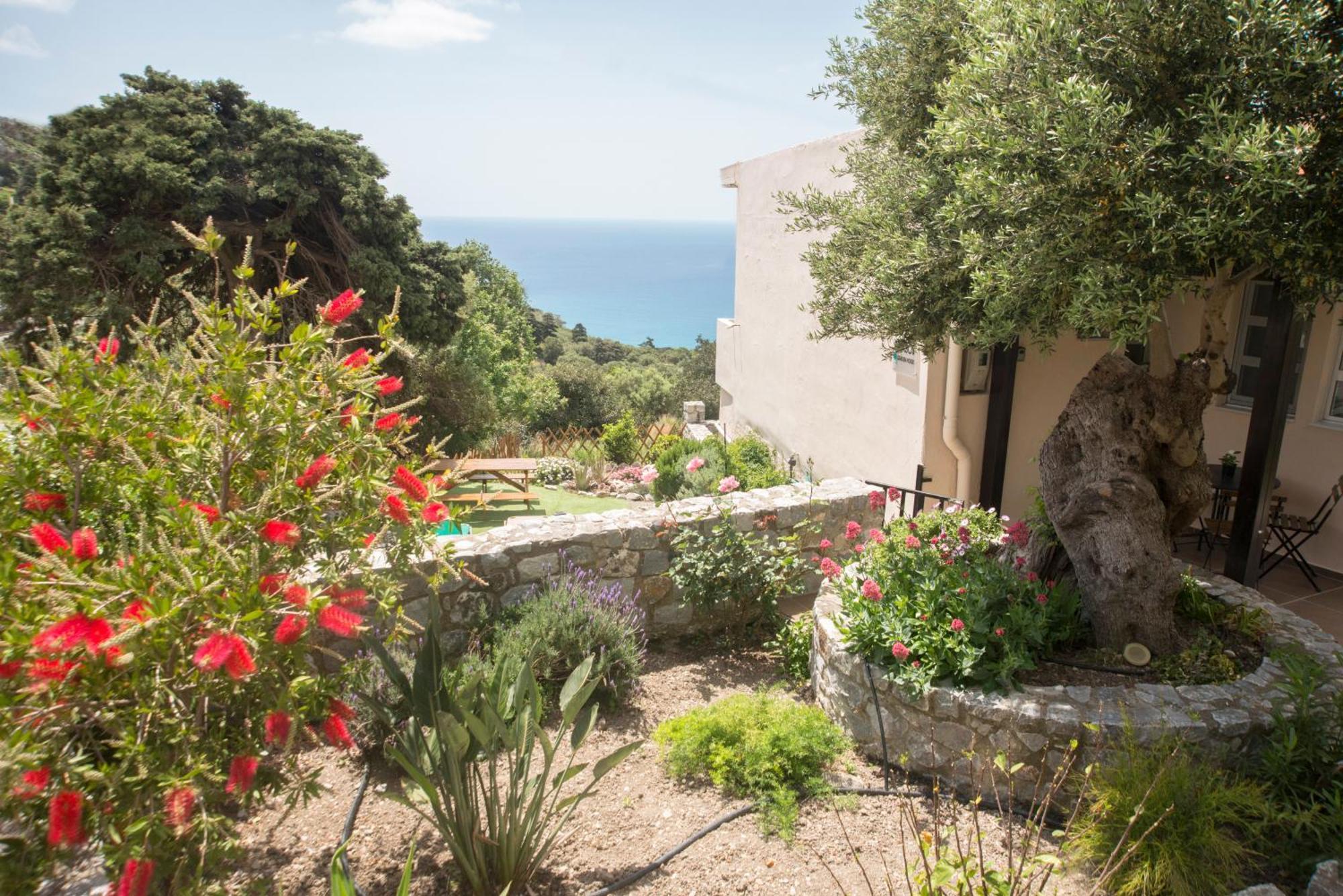Petasos House - Garden - Sea View Villa Sellia  Luaran gambar